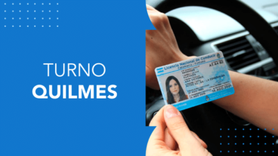 turno licencia de conducir quilmes