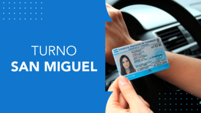 turno licencia de conducir san miguel